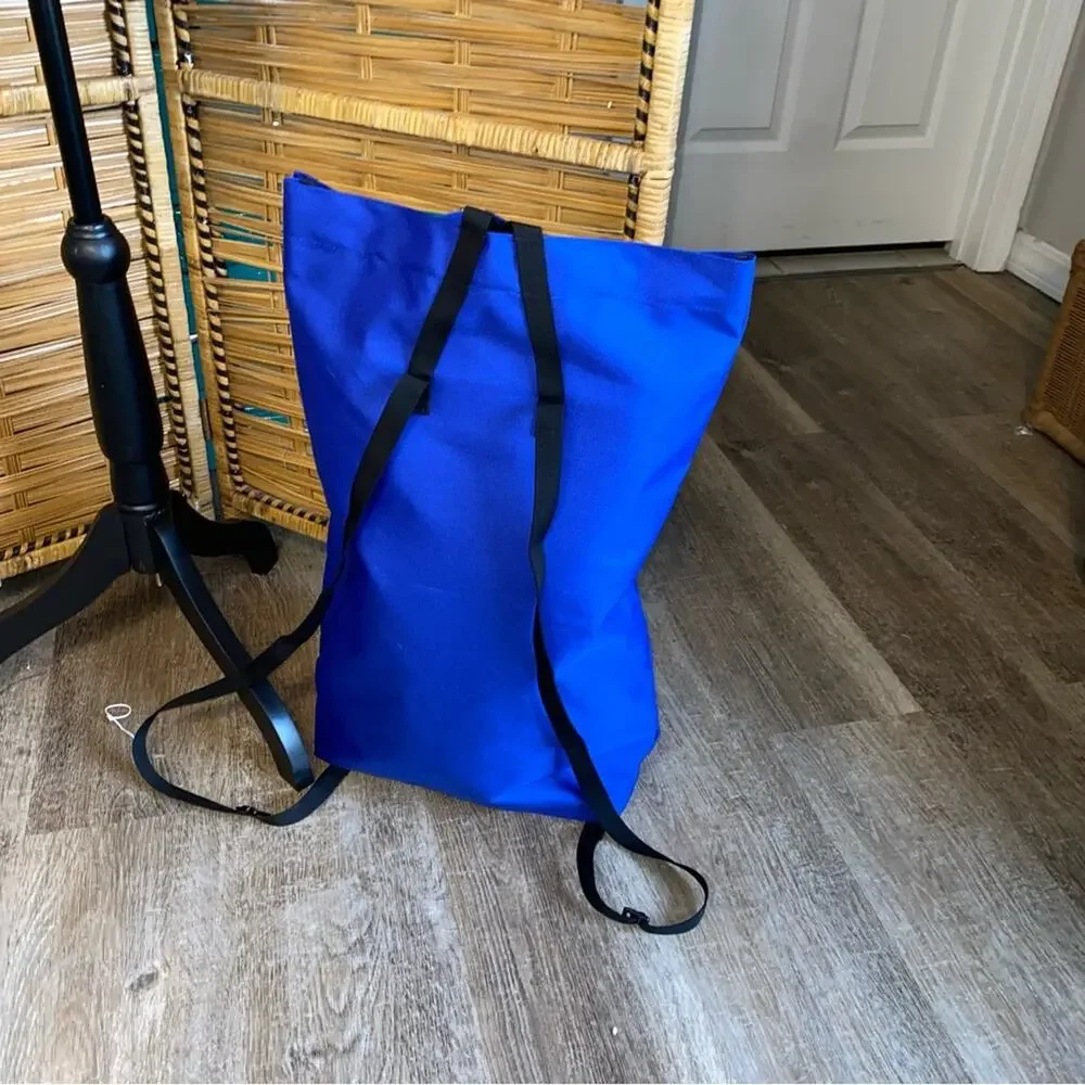 On Running Blue Black Backpack oncloud
